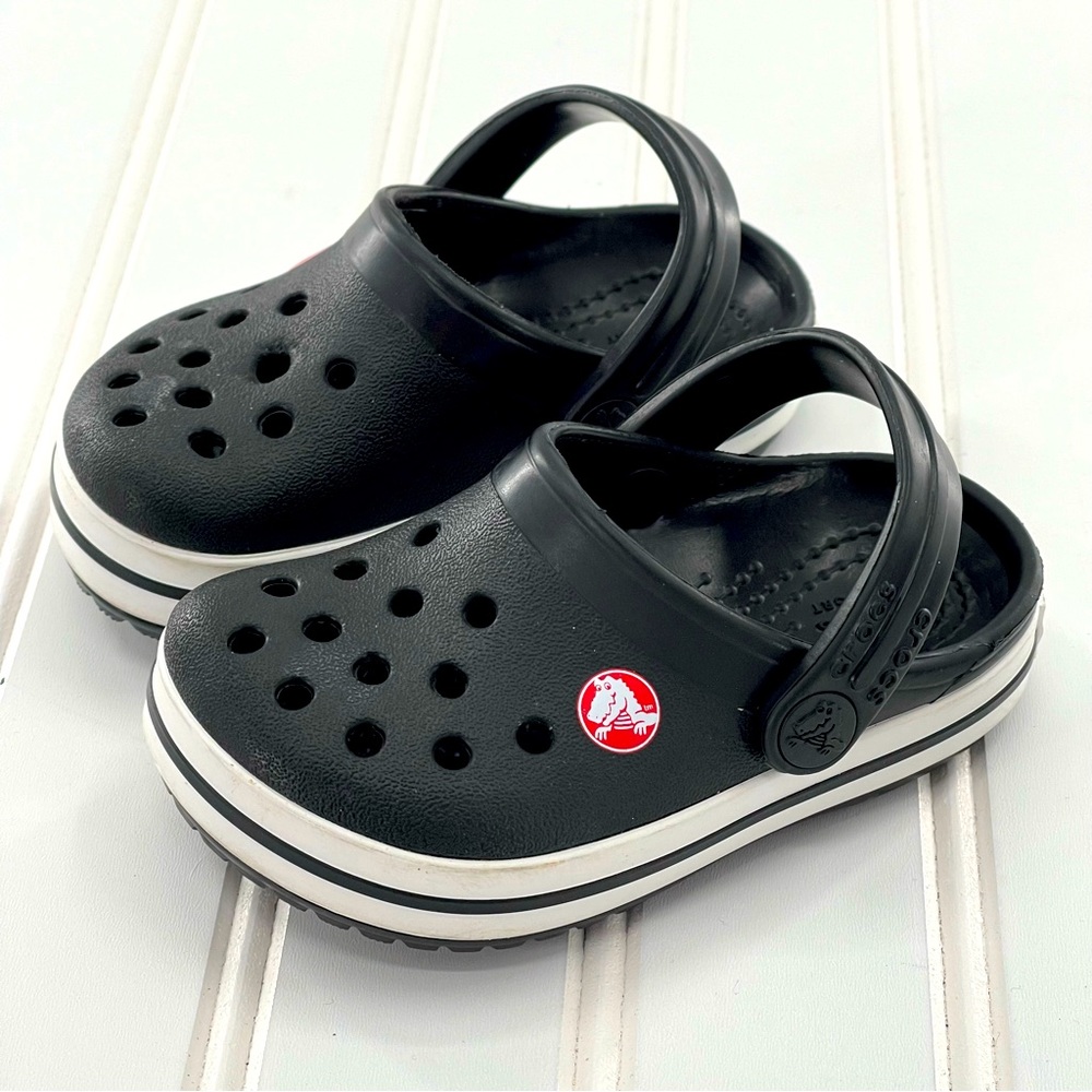 CROCS Black Infant Size 5